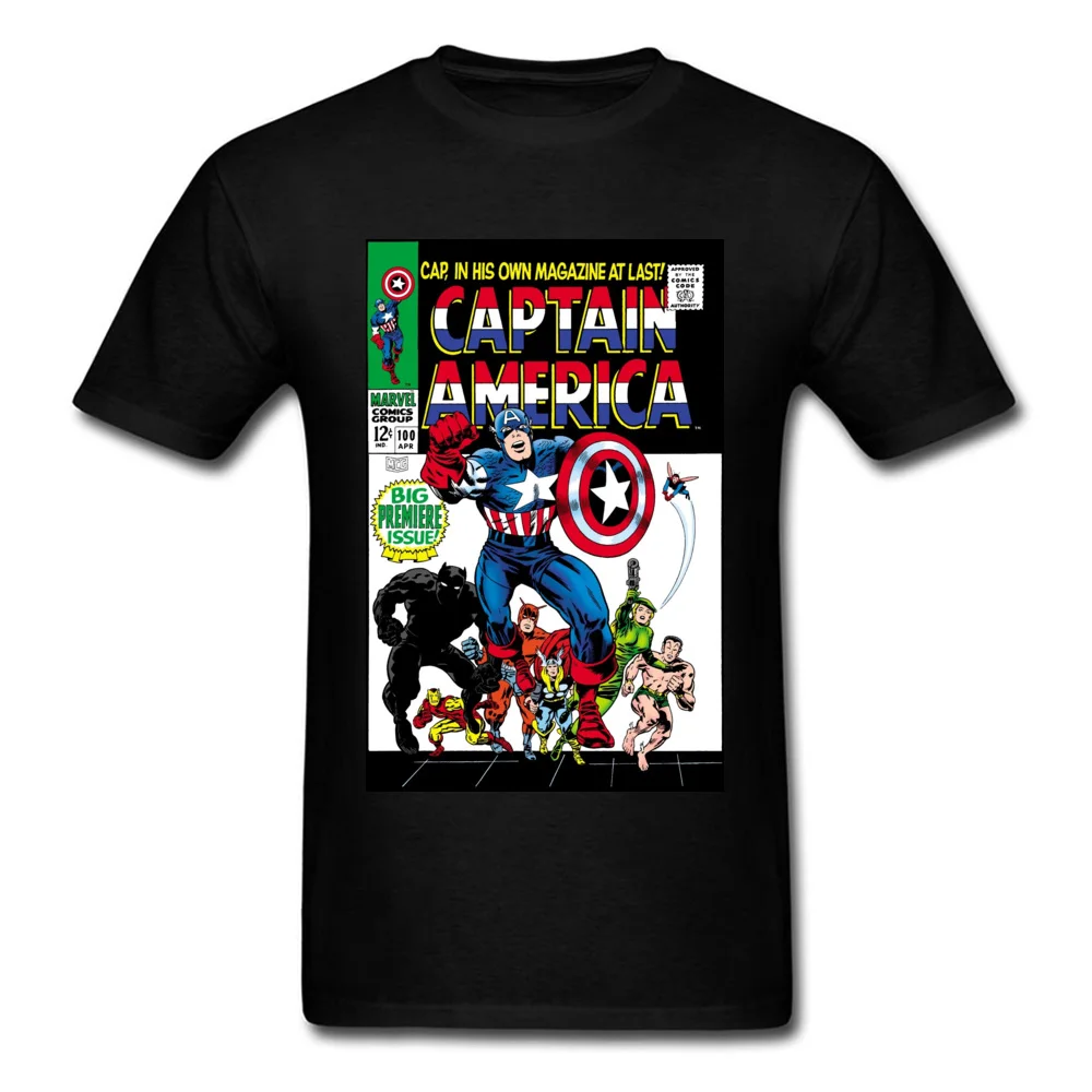 

Endgame Captain America Comic Hero T Shirt Marvel Justice League Black Panthar Cool Superhero Tshirts Mens Summer