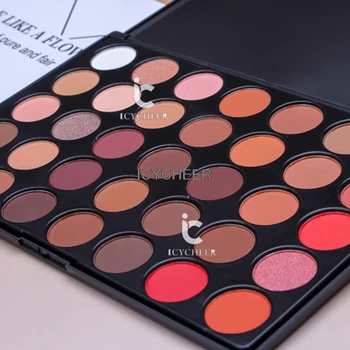 

ICYCHEER 35 Colors Makeup Eyeshadow Palette Shimmer Matte Eye Shadow Cosmetic Nude Natural