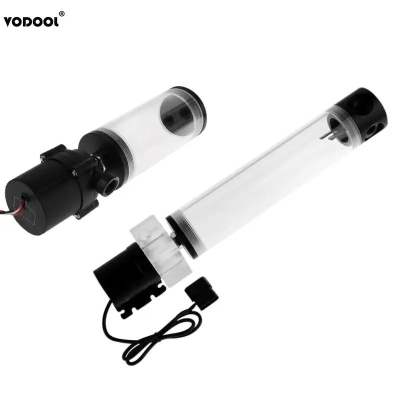 160mm Clear Acrylic Barrow G1//4 Female to Female Extender Fitting