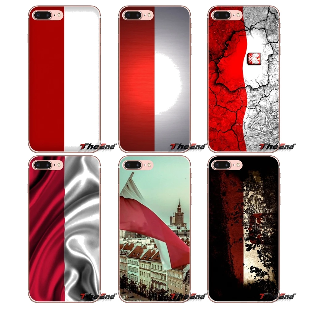 

For iPhone X 4 4S 5 5S 5C SE 6 6S 7 8 Plus Samsung Galaxy J1 J3 J5 J7 A3 A5 2016 2017 PL Retro Poland National Flag Banner Case