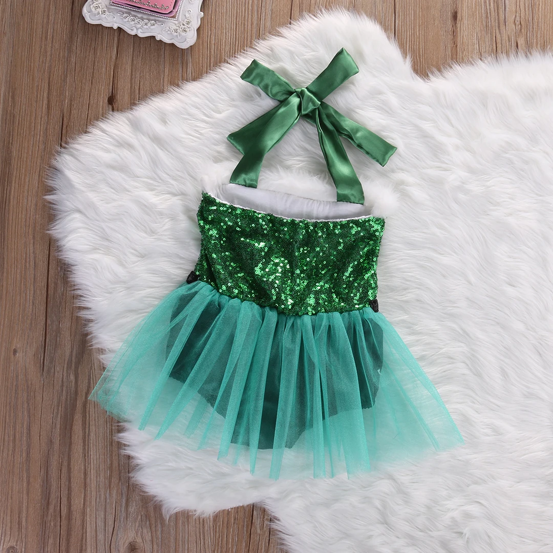 Emmababy рождественское платье для маленьких девочек; пуловер без рукавов Детский костюм, комбинезон, пляжный костюм Санта-платье-пачка для девочек; верхняя одежда; костюм для детей