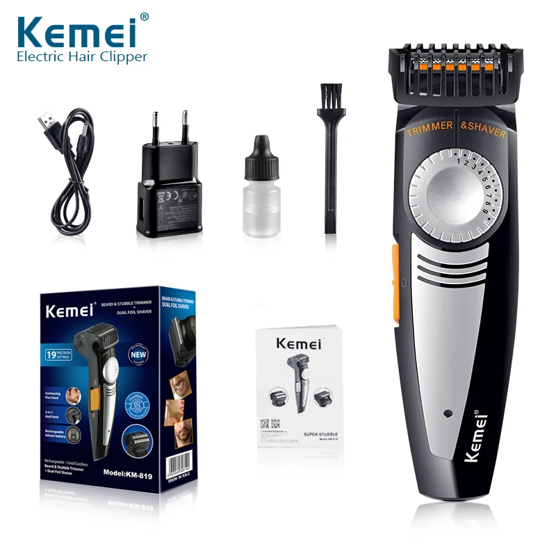 Kemei819 Multifunction Electric Shaver And Hair Clipper