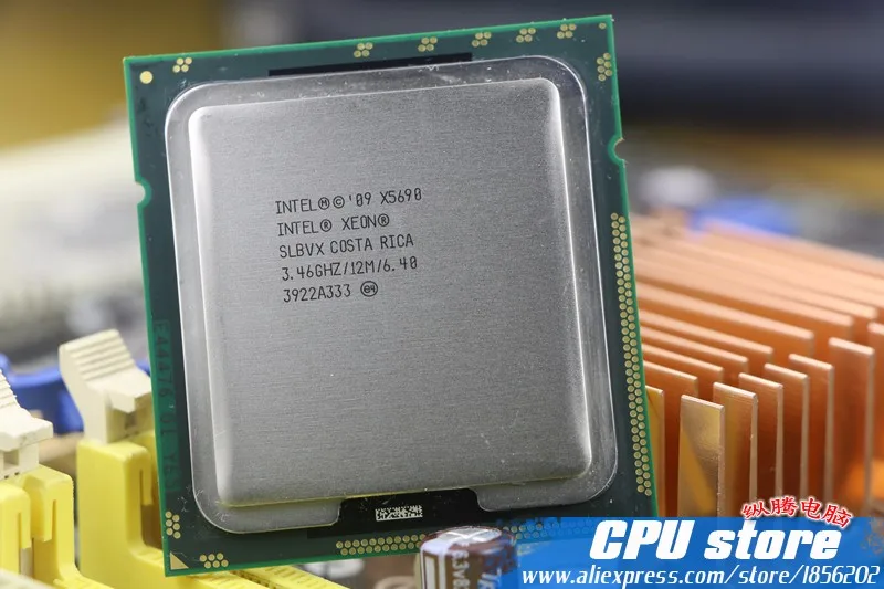 Процессор Intel Xeon X5690 cpu/3,46 ГГц/LGA1366/12 МБ кэш L3/шесть ядер/серверный cpu, есть, X5680 cpu