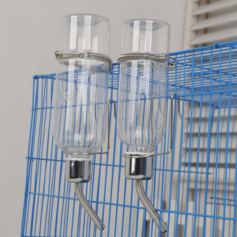 

Squirrel Rabbit Stainless Steel Drinking Fountains Water Feeder Hamster Chinchilla Drinking Water Bottle Pet Supplies