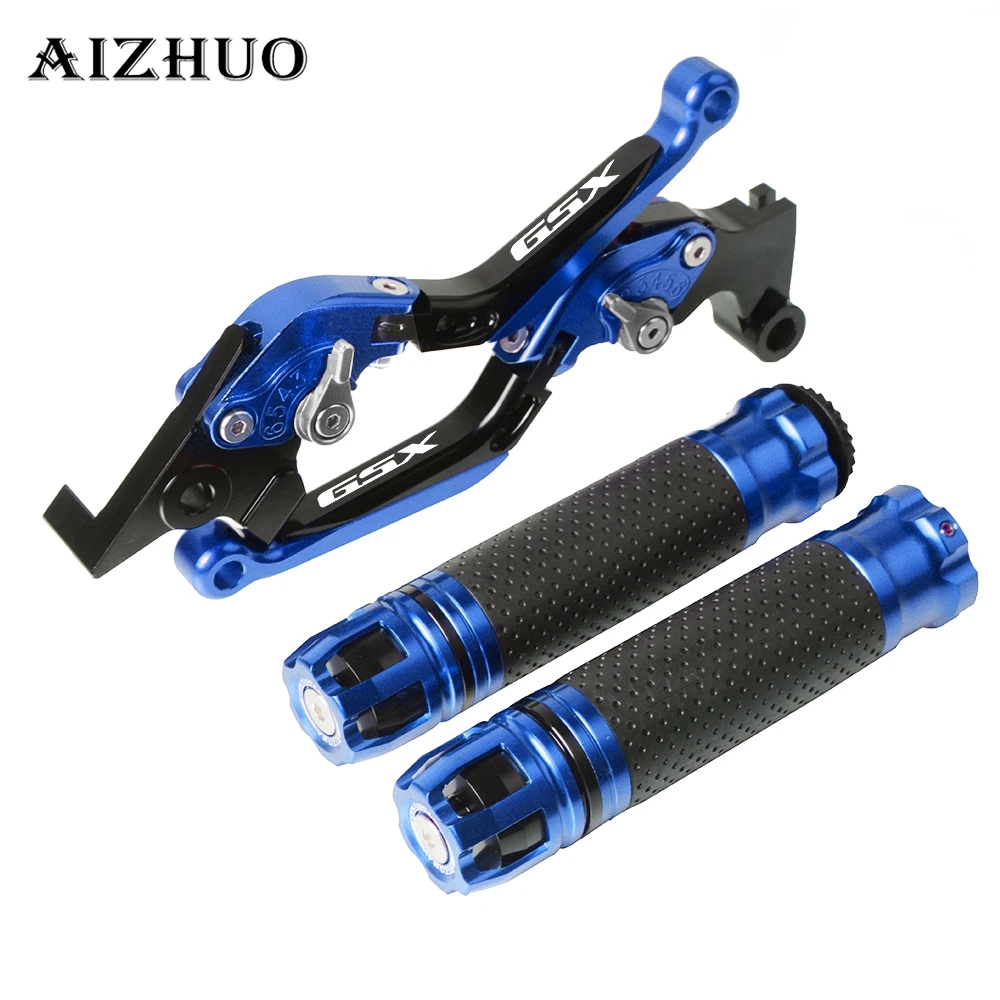 

Motorcycle Brake Clutch Lever Extendable+Hand Grips Handlebar For SUZUKI GSX1250 F/SA/ABS GSX1400 GSX 1250 1400 2010-2016 2015