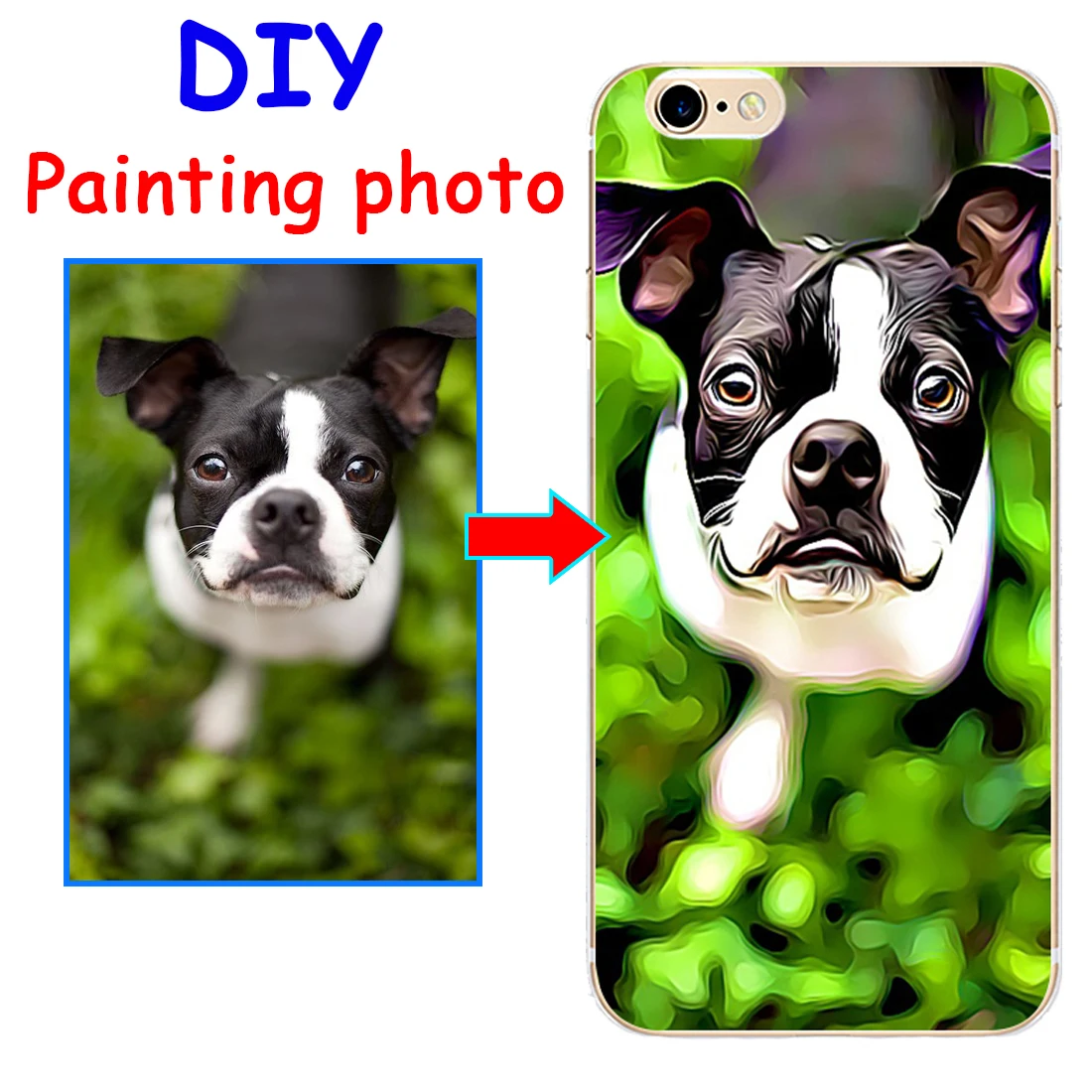 

Custom Painting photo Print fashion hard clear phone case cover for Samsung s8 s9plus S7e for iPhone 7 6s 8plus 5s X XS XR XSMAX