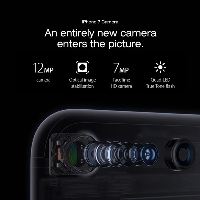 Apple-teléfono inteligente iPhone 7 Original, smartphone con Quad Core, 2GB RAM, 32 GB/128GB/256GB rom, IOS, ID táctil, LTE, cámara de 12.0MP, reconocimiento de huella dactilar, Apple Apple-teléfono inteligente iPhone 7 Original, smartphone con Quad Core, 2GB RAM, 32 GB/128GB/256GB rom, IOS, ID táctil, LTE, cámara de 12.0MP, reconocimiento de huella dactilar, Apple