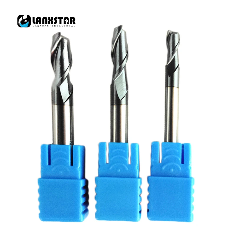 

Фреза с ЧПУ, твердосплавная спиральная Концевая фреза с 2 зубьями, 10 шт., 4 мм * 22 мм