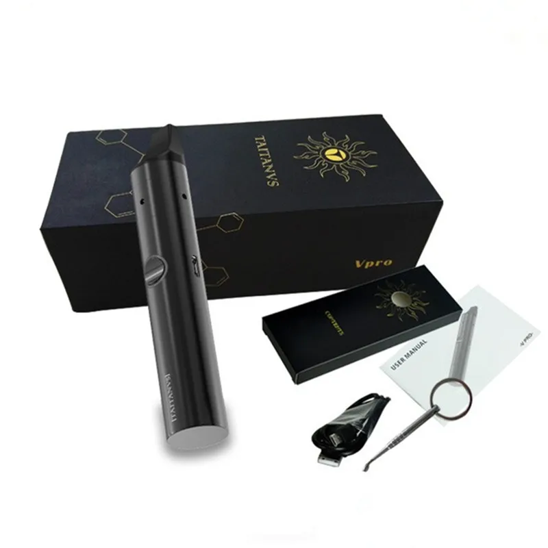 

Buddy V Pro Dry Herb Vaporizer Ceramic Heating Wax herbal Vaporizer Temp Control Battery Vapor Electronic cigarette vape pen