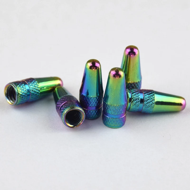 1Pc Aluminum Alloy Presta Bicycle Tire Valve Caps French Style Dust