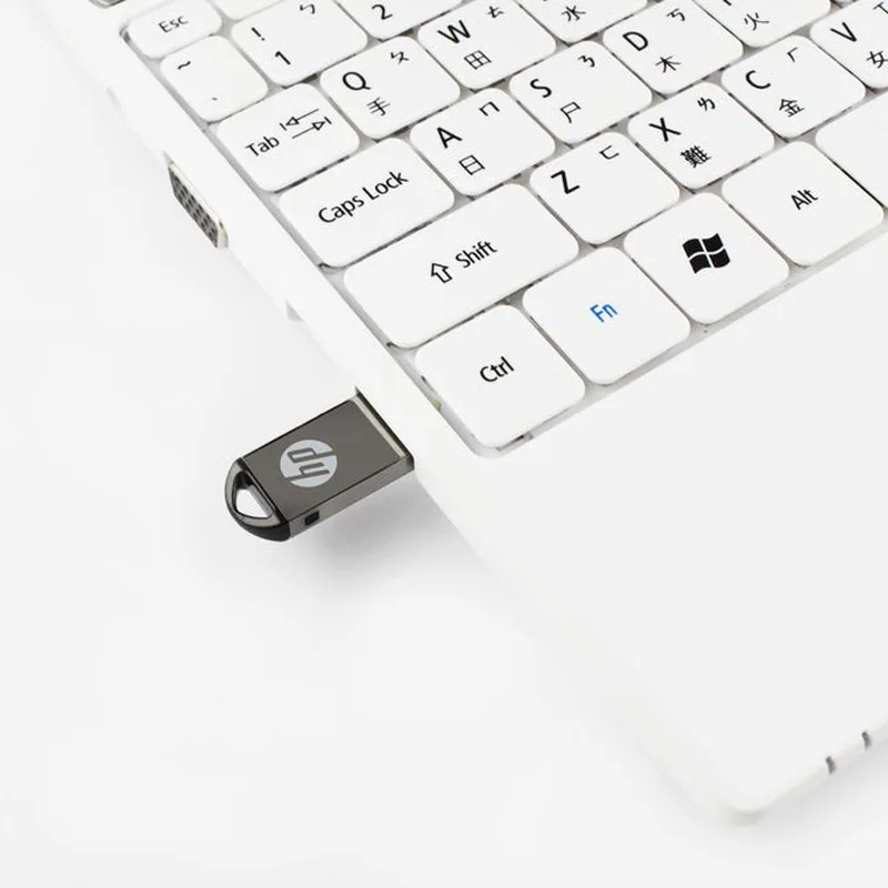 Original HP Utility Pen Drive 8gb 16gb 32gb 64gb usb 2.0 V220W Sleek Metal Disk on key DJ Custom Memory Stick Wholesale Pendrive (4)