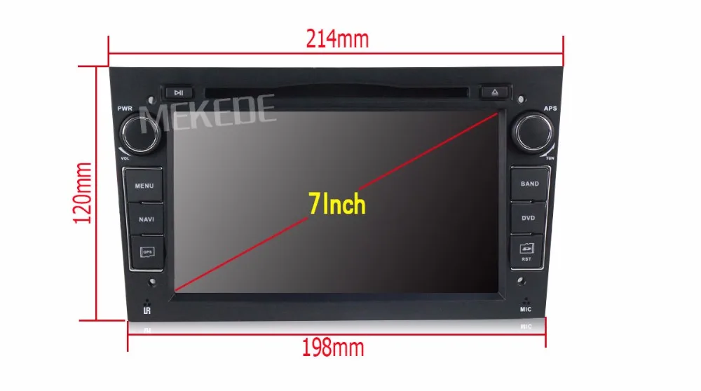 Excellent MEKEDE Quad Core 2G RAM Android 7.1 Car DVD Player For Opel Astra H Vectra Corsa Zafira B C G Radio GPS Stereo free shipping 5