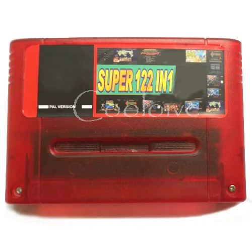 

Super 122 in 1 EUR Version Game Cartridge for Axelay Art of Fighting Fatal Fury 1 2 Street Fighter II Turbo Mortal Kombat 3