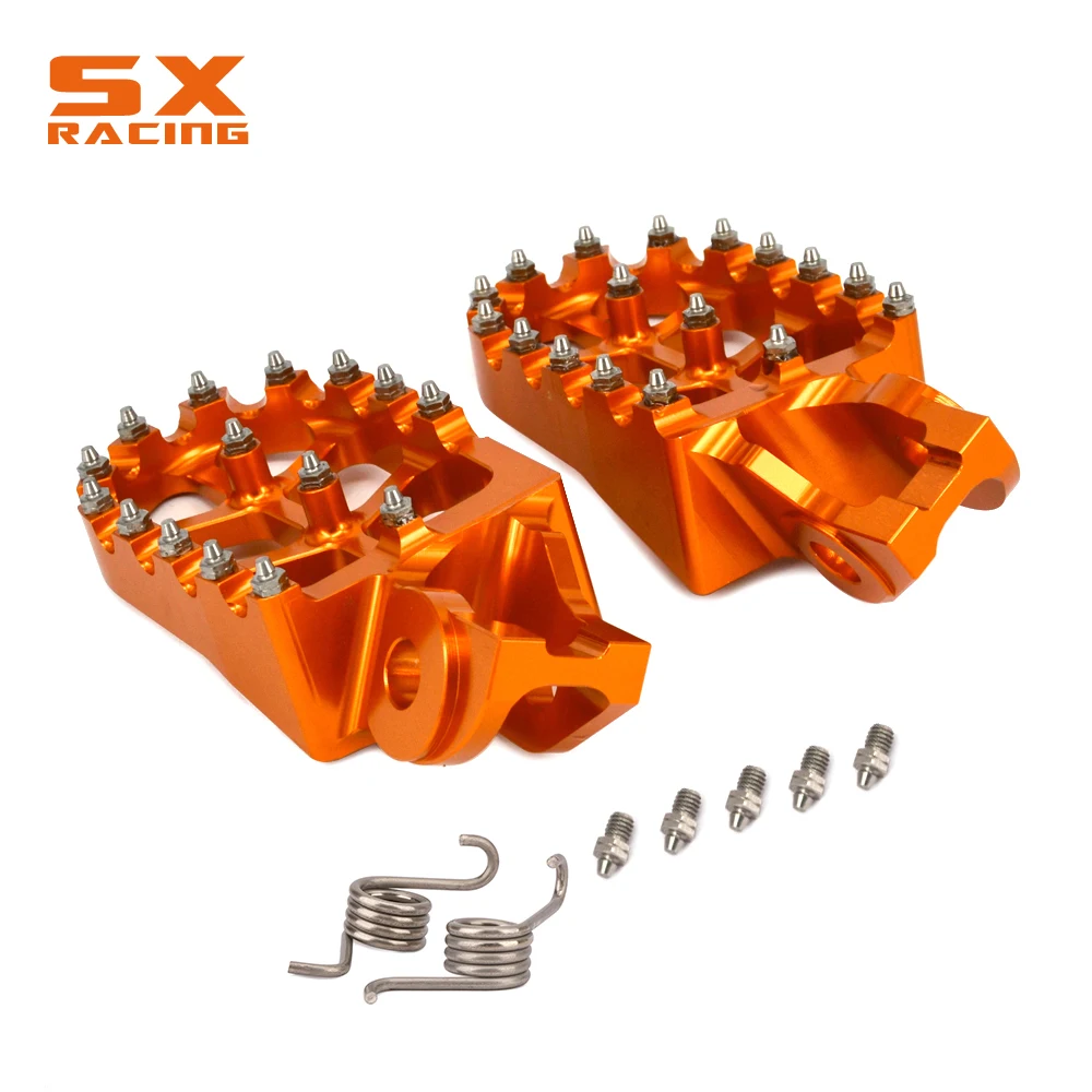 Подножки педали для KTM SX SXF EXC XC XCF XCW 85 125 150 250 300 350 450 530 TC FC TE FE TX FX FS, 16, 17, 18