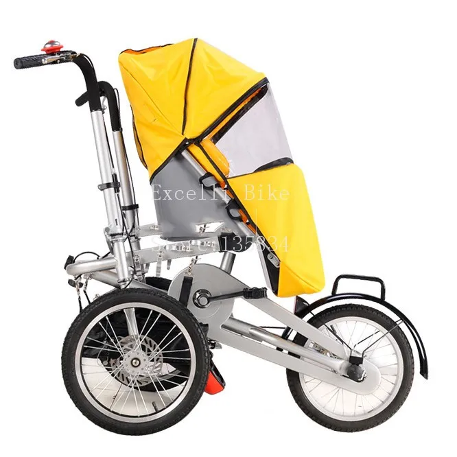 Top Excelli 16" Folding Mother Baby Stroller Free Rain Cover Pushchair Bike Carrier Carrinho Pushchair-Bicycle Baby Strollers 3 in 1 9 Top Excelli 16" Folding Mother Baby Stroller Free Rain Cover Pushchair Bike Carrier Carrinho Pushchair-Bicycle Baby Strollers 3 in 1 9