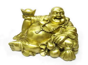 

Copper ingot copper maitreya decoration copper laughing buddha lucky buddha belly Large