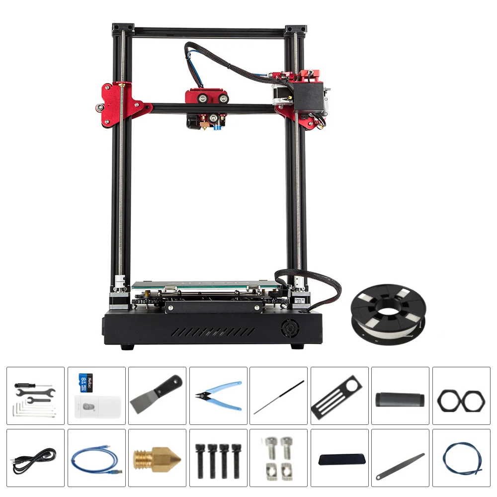 CREALITY 3D CR-10S Pro автоматический нивелир 3d принтер DIY комплект для самостоятельной сборки 300*300*400 мм большой размер печати полный сенсорный ЖК-экран