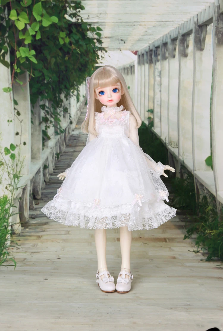 

New BJD Doll 1/4 Kid Delf bjd heigh quality resign ball jiont dolls toys sd model for girl collection toys gift free eyes