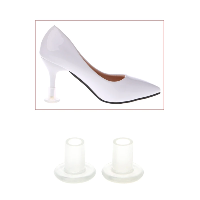 

EYKOSI High Heel Protector Plastic Abrasion Proof Anti Slip Stopper Prevent From Sand And Grass 2017 Fashion Transparent Black