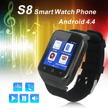 Android 5 1 MK6580 Smart Watch ZGPAX S8 Wristwatch Mobile Phones Smartwatch Supports GSM 3G WCDMA