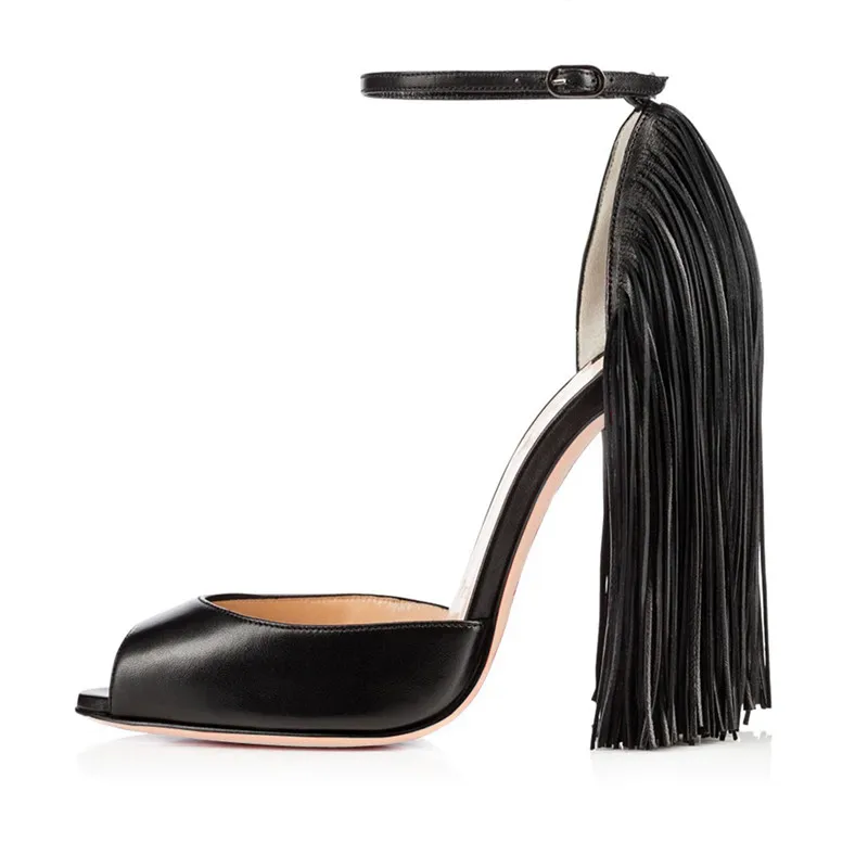 fringe high heels (2)