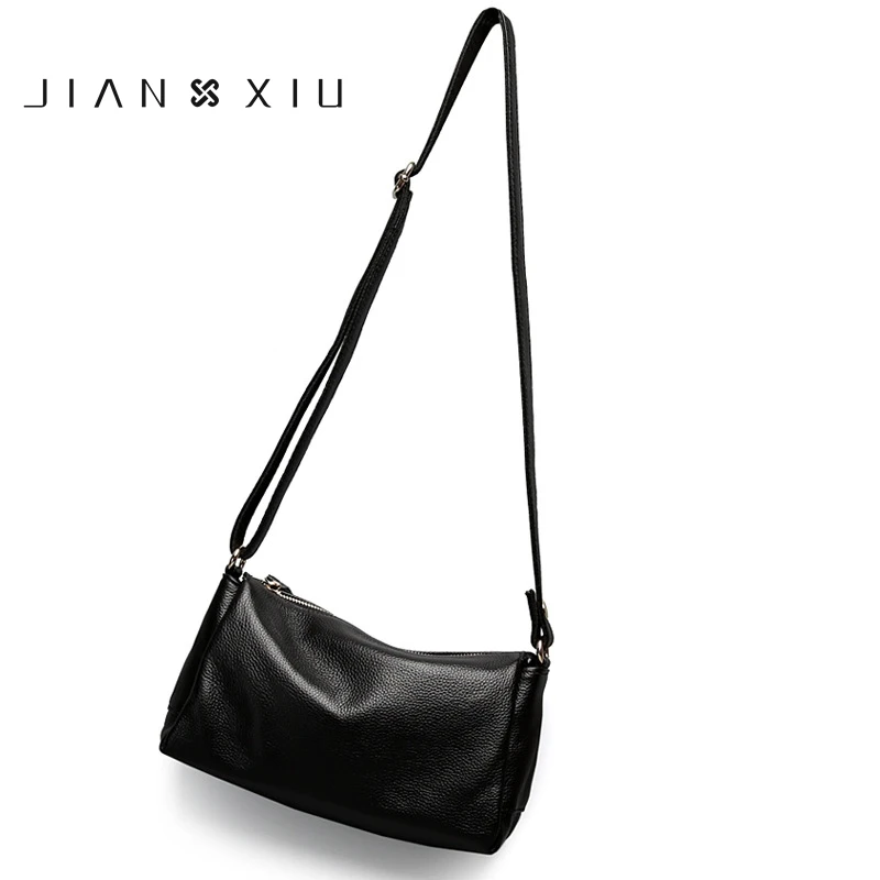 

JIANXIU Brand Women Messenger Bags 100% soft Genuine Leather Fashion Ladies Cow leather shoulder bag Women Crossbody Bags Female