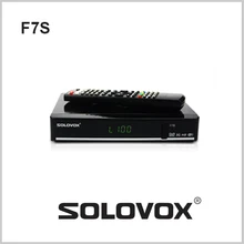 2017 HOT SOLOVOX F7S DVB-S2 HD Receptor de Satélite Soporte CCCAMD Rueda TV NEWCAMD Con 6 meses código 170 + REINO UNIDO VIVE canal