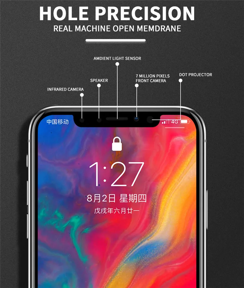 3 шт 5D полное покрытие из закаленного стекла для iphone 7 X XR Xs Max Защитная пленка для экрана для iphone 6 6S 7 8 Plus защитное стекло