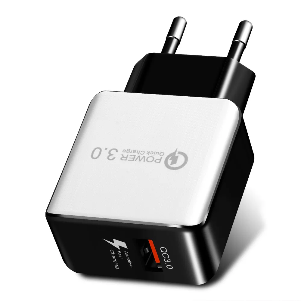 Quick Charge 3,0 USB Зарядное устройство и QC 2,0 Сетевое зарядное устройство для телефона для iPhone samsung S8 S9 Xiaomi Mi 8 быстро Зарядное устройство для