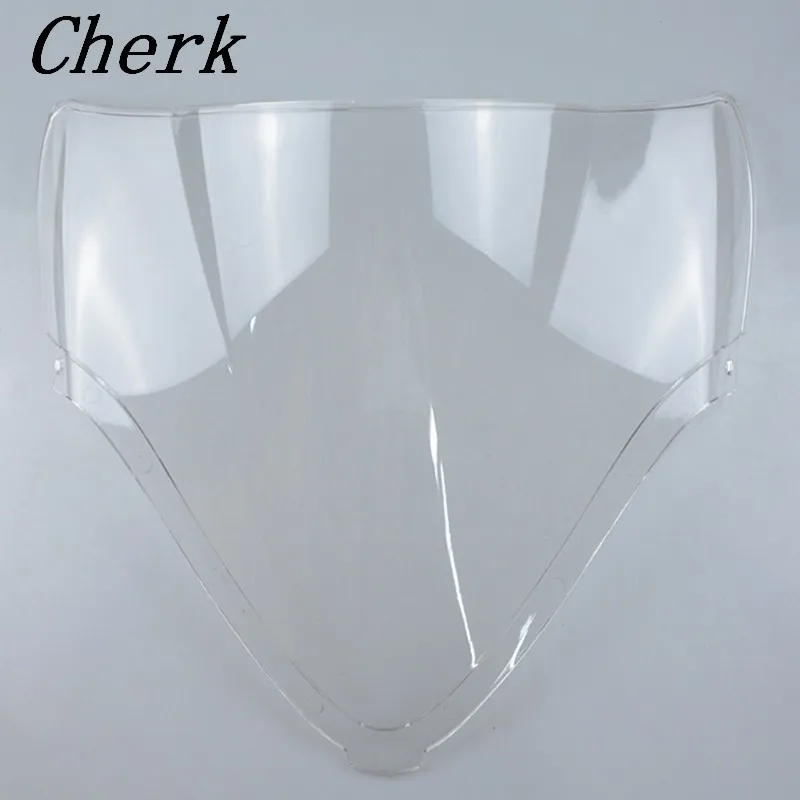 Motorcycle Clear Windshield WindScreen Double Bubble For SUZUKI