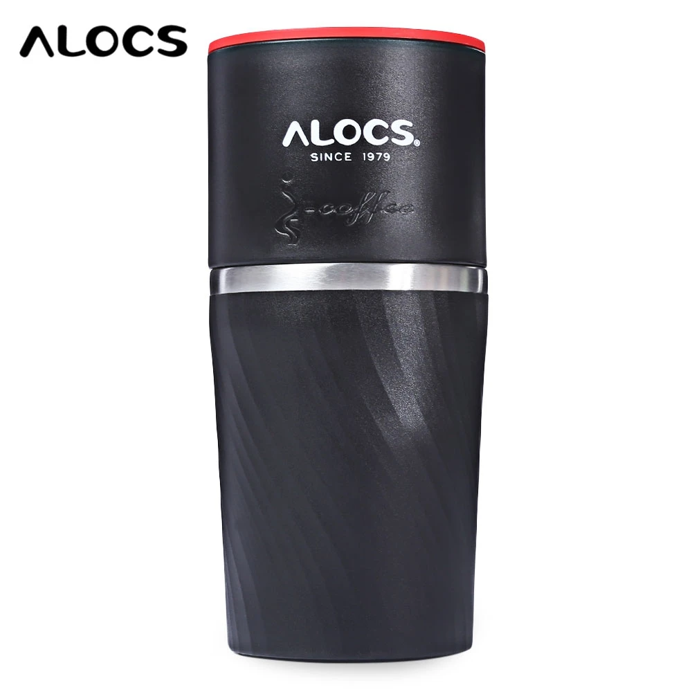 

ALOCS CW - K16 4 in 1 Stainless Steel Manual Coffee Cup Machine Home Grinding Camping Equipment Outdoor Tableware