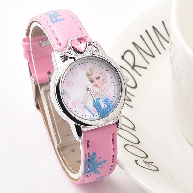 Princess phiya's cute cartoon student quartz watch is popular among children