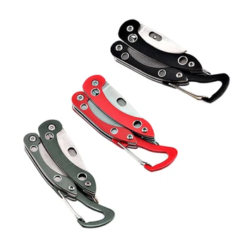 

New 1pc Outdoor Camping Tool EDC Gear Tactical Folding Pocket Knife Stainless Steel Opener Mini Travel Survival Kit Pliers