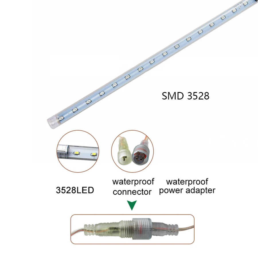 Waterproof-LED-christmas-lights-10pcs-set-SMD3528-Snowfall-Tube-50cm-Meteor-Rain-Led-Tube-Light-for (1)