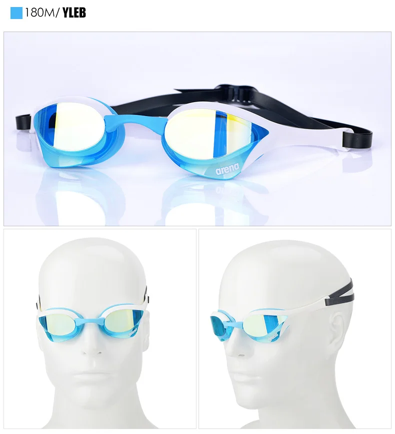Arena ультра зеркальные очки для плавания для мужчин Профессиональные гоночные очки для плавания Регулируемые очки AGL-180M
