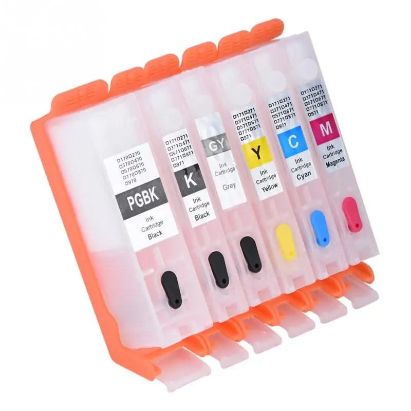 Universal 270/271 Refillable Ink Cartridge with ARC Chip for Canon PIXMA MG7720/5020-in Ink