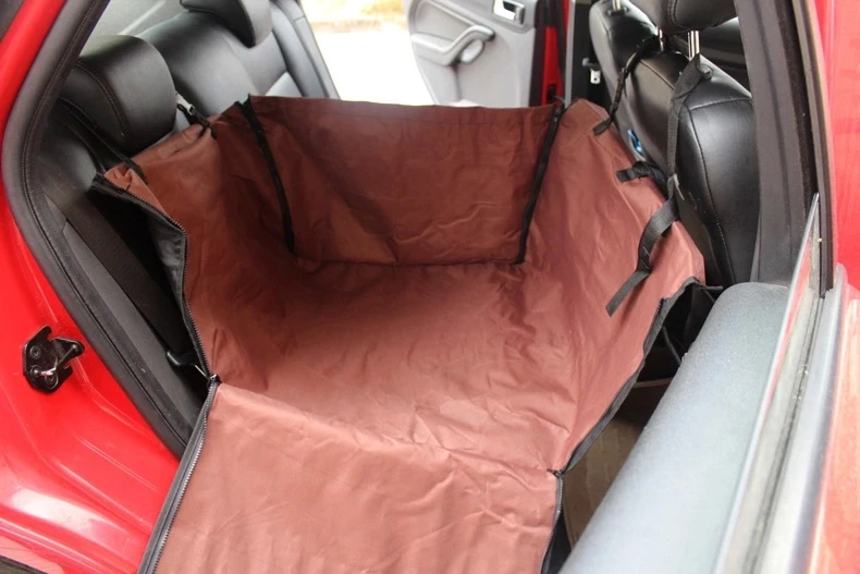 Back Single-seated Dog Car Seat Cover Waterproof Single Dog Car Seat Protector Stain-resistant Abrasion-resistant