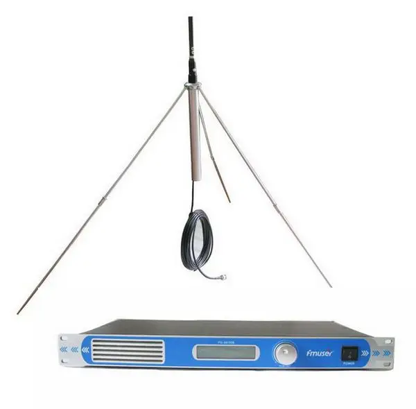 

FU-30B 30W Professional FM radio audio receiver transmitter with the 1/4 wave GP antenna A KIT
