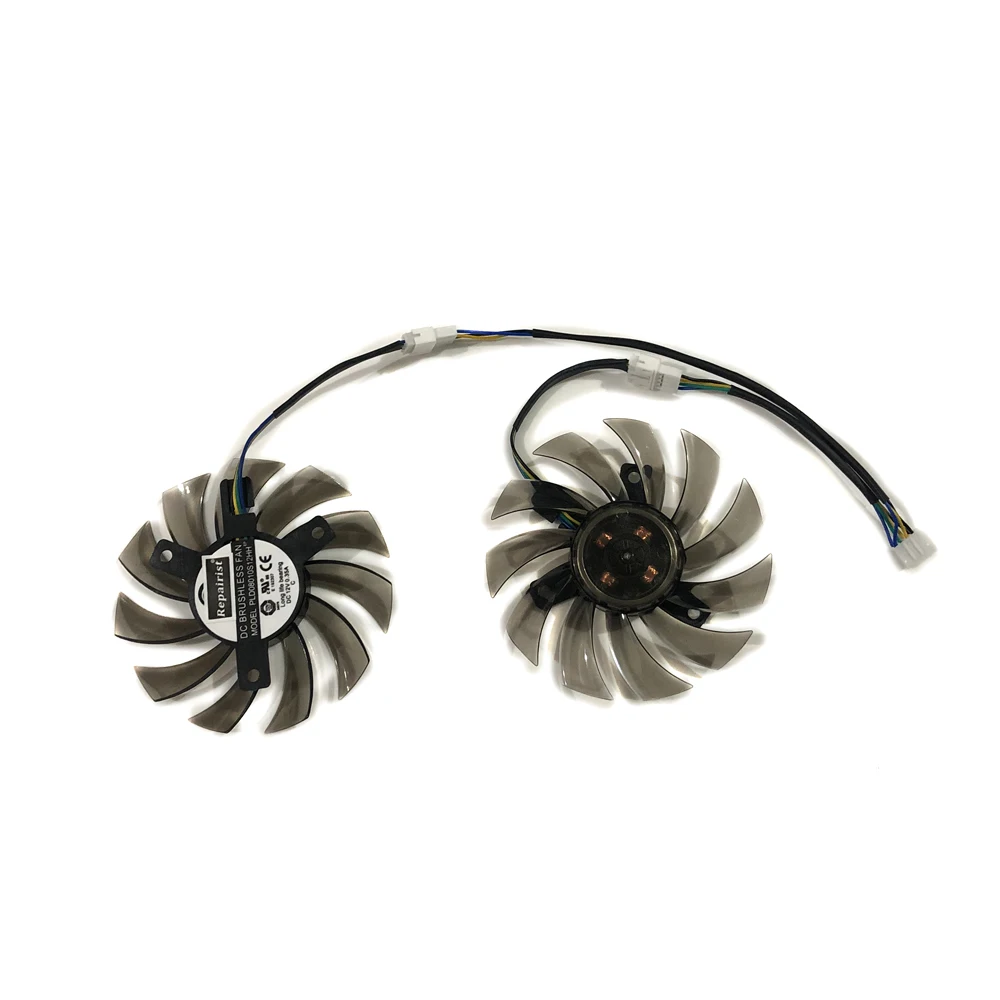 2 шт./лот DC12V 0.35A PLD08010S12HH охлаждающий вентилятор для MSI R6790 R6850 N460GTX 570GTX GTX 580 Twin Frozr II