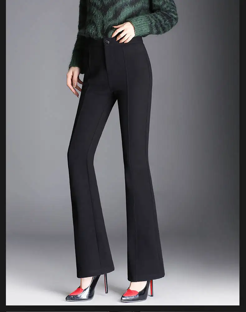 New Wide Leg Pants Women Trousers Loose High Waist Spring Autumn Elastic Waist Casual Party Club Pantalones New Wide Leg Pants Women Trousers Loose High Waist Spring Autumn Elastic Waist Casual Party Club Pantalones