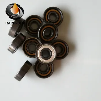 

10pcs 608Z Titanium Coated Skateboard Bearing ABEC-11 Ceramic Skateboard Bearings 8X22X7mm 10pcs