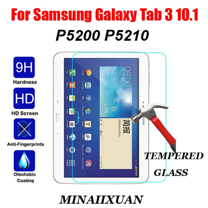 2 шт. P5200 P5210 0,3 мм 9 H Экран протектор Закаленное Стекло для samsung Galaxy Tab 3 10,1 P5200 GT-P5200 p5210 P5220 Стекло фильм