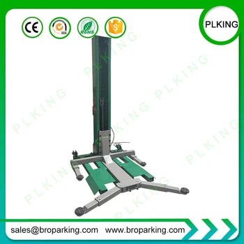 

European Certificated Movable One Post Car Lift with 2.5ton Capacity