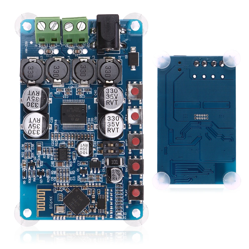 

TDA7492P Bluetooth 4.2 CSR8635 Bluetooth Receiver Amplifier Audio Board 2x50W for 4/6/8/16 Ohm Speakers Module Parts Component
