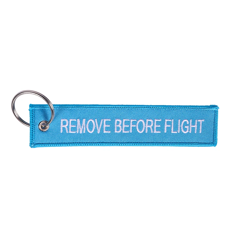 Брелки для ключей с вышивкой Remove Before Flight|Брелоки| |
