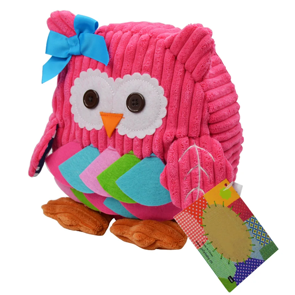 

Girls Boys Children Kindergarten Preschool Cartoon Owl Baby Large Capacity Lint School Snack Bag Kids Backpack Adjustable Strap