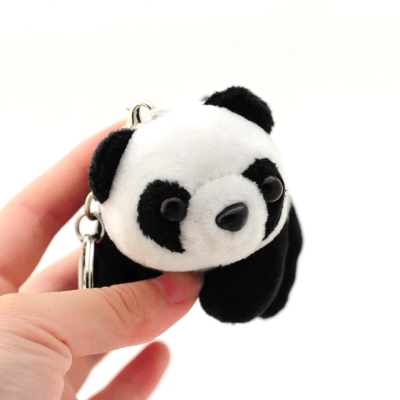 1PC New Small 9cm Panda Keychain Pendant Cute Kawaii Quality Baby