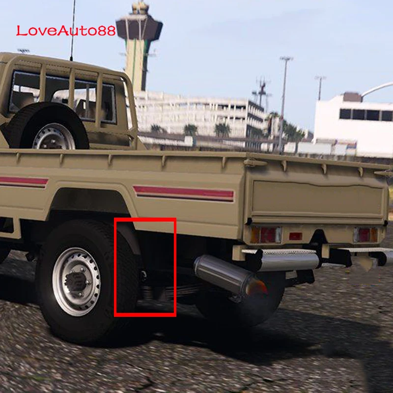 

Car Mud Flaps Car Front Rear Mudflaps Mudguard For Toyota Landcruiser Pickup FJ70 J79 Vehicle 2007 Mud flap Accessories