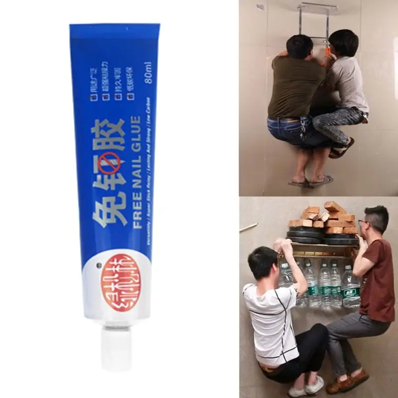 

80ml Strong Sticky Glue Silane Polymer Metal Ceramic Tile Wood Glass Adhesive Sealant Fix Stationery Jewelry Repair
