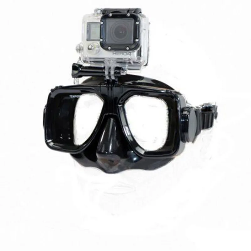 Оборудование для дайвинга, крепление для камеры, силиконовая маска для дайвинга, подводное плавание, плавательные очки для спортивной камеры Pro HD Hero 2 3 3+ 4